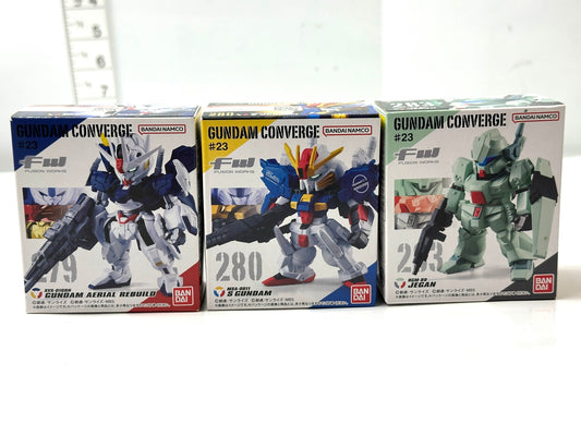 FW GUNDAM CONVERGE ♯23 ガンダム・エアリアル（改修型）MSA-0011 Sガンダム RGM-89 ジェガン ガンダム フィギュア 2/27