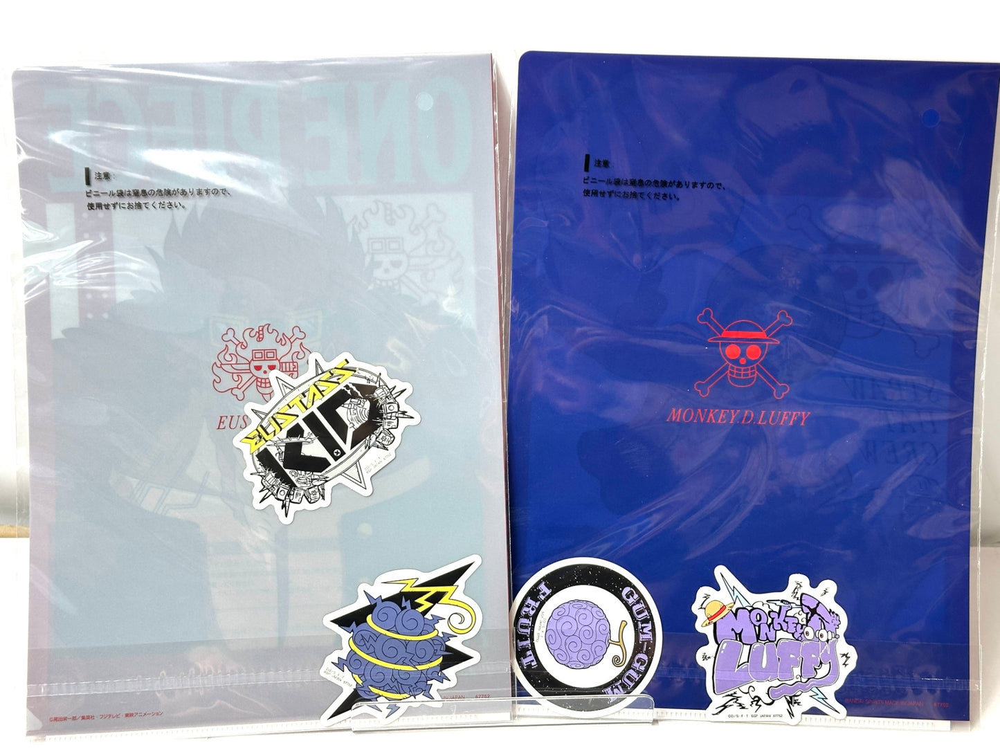 一番くじ ワンピース The Unbreakable Law J賞 クリアファイル＆ステッカー 全10種コンプリートセット 12/18