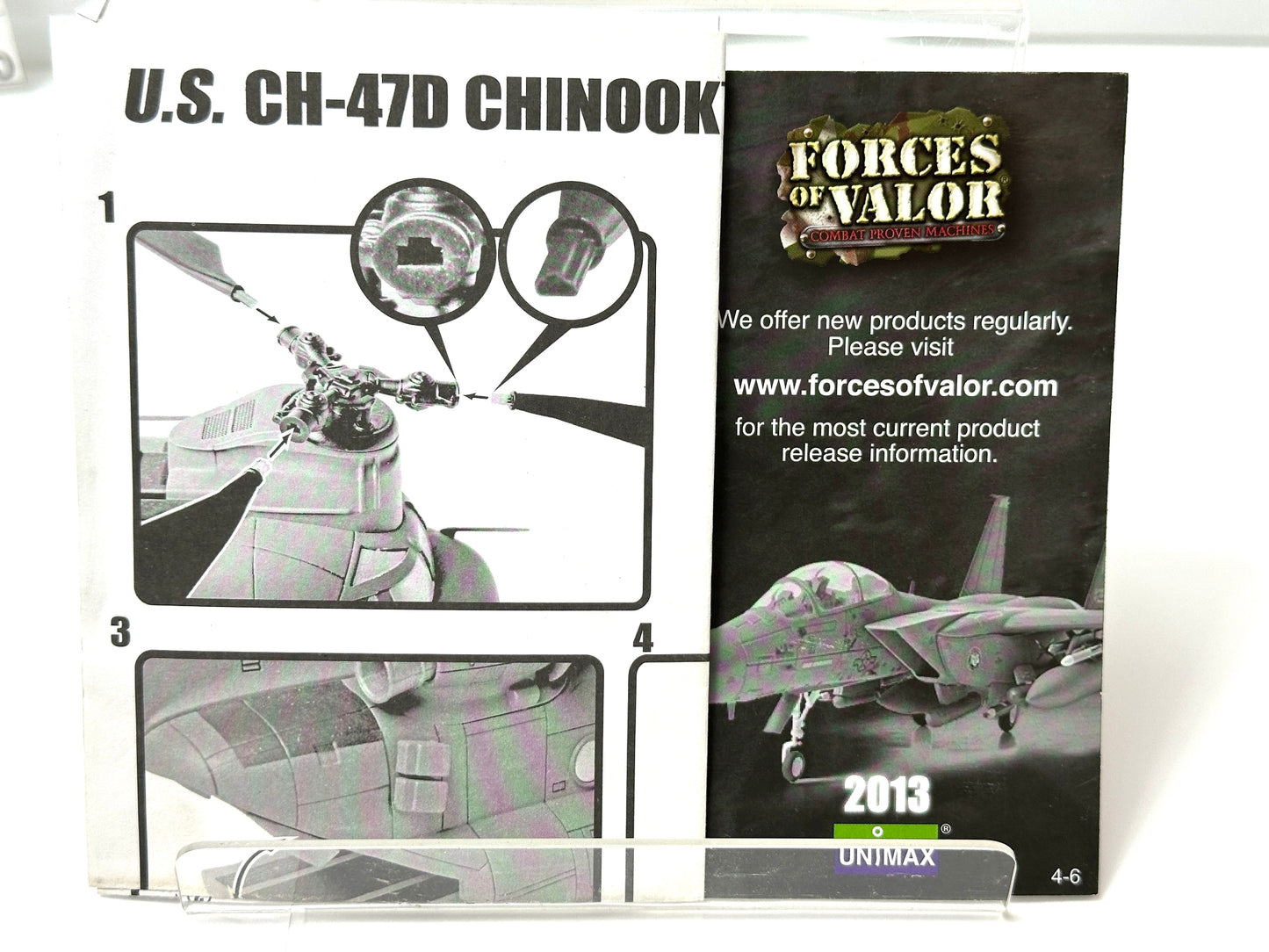 UNIMAX FORCES OF VALOR 1/72 ダイキャストメタル U.S. CH-47D CHINOOK Afghanistan チヌーク アフガニスタン 2003 ホビージャパン 8/18