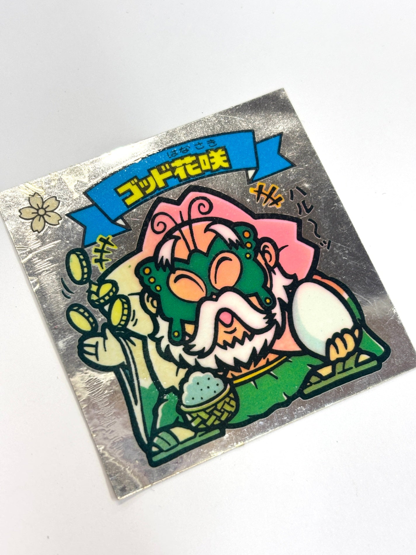 ビックリマンシール 悪魔VS天使 ゴッド花咲