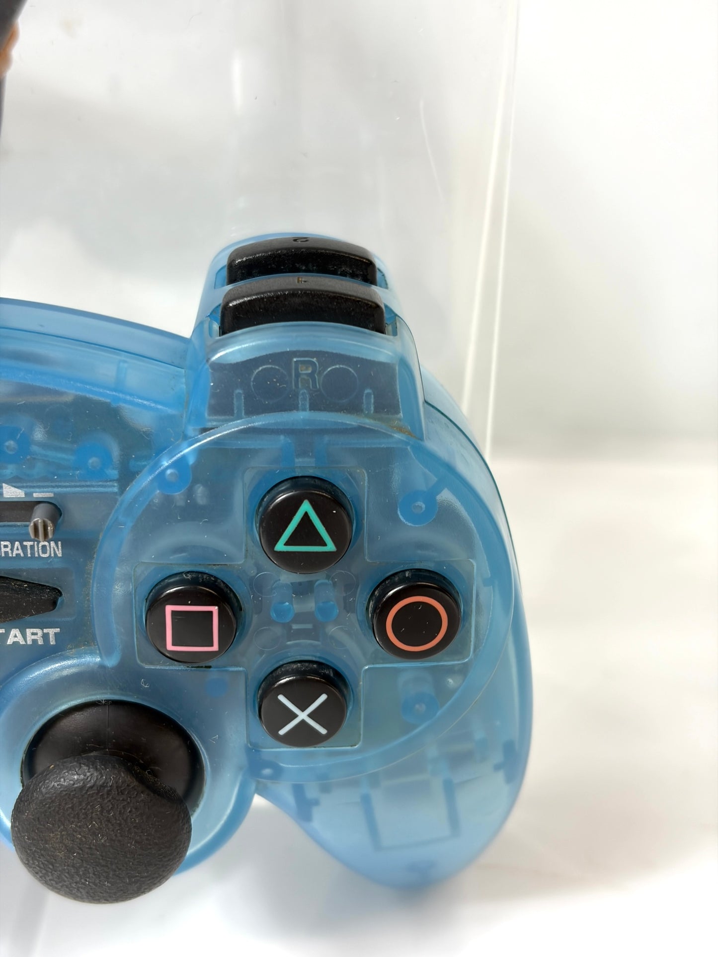 HORI PS1 PS2用 アナログ振動パッド2 TURBO クリアブルー 連射機能付き