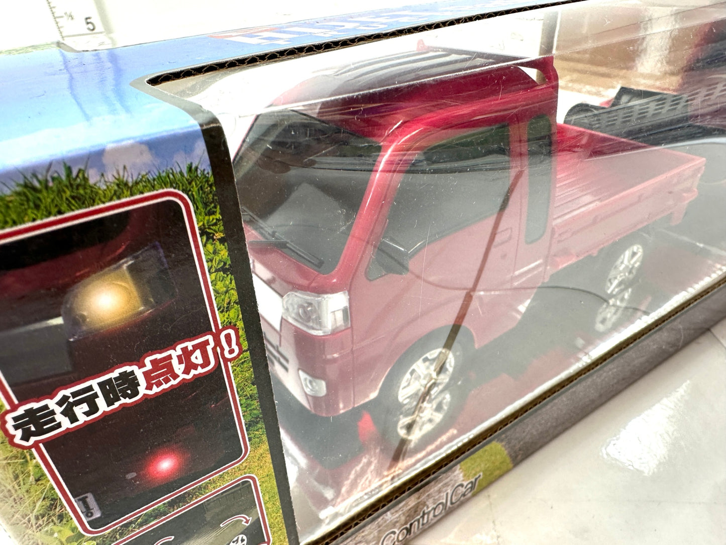 DAIHATU HIJEET ハイゼット ラジコン RCカー 走行時 ヘッドライトが点灯 赤 12/8