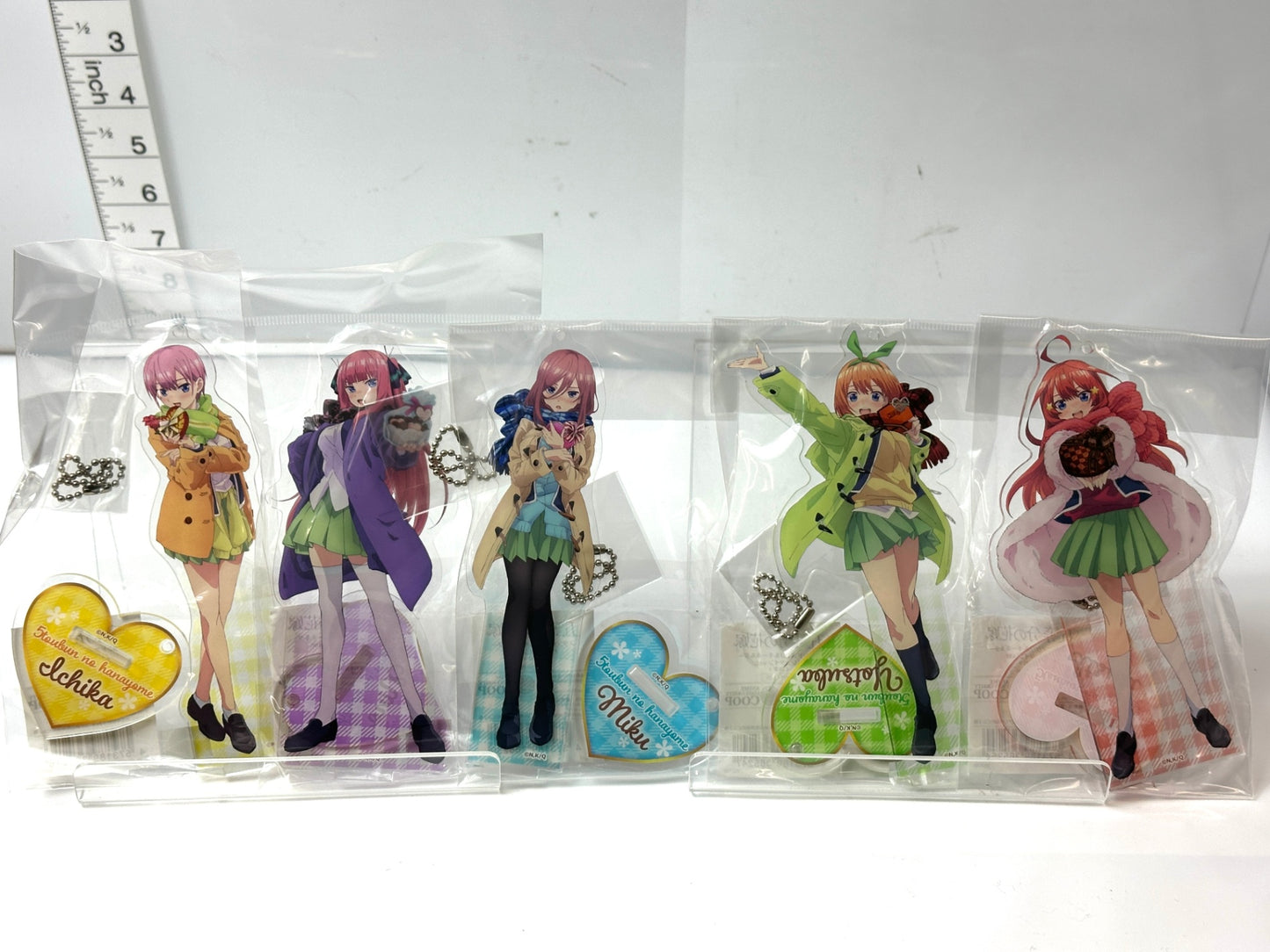 五等分の花嫁 アクリルスタンド アクスタ スタンドアクリルキーホルダー バレンタインVer.  全5種コンプリートセット 中野一花 二乃 三玖 四葉 五月 3/3