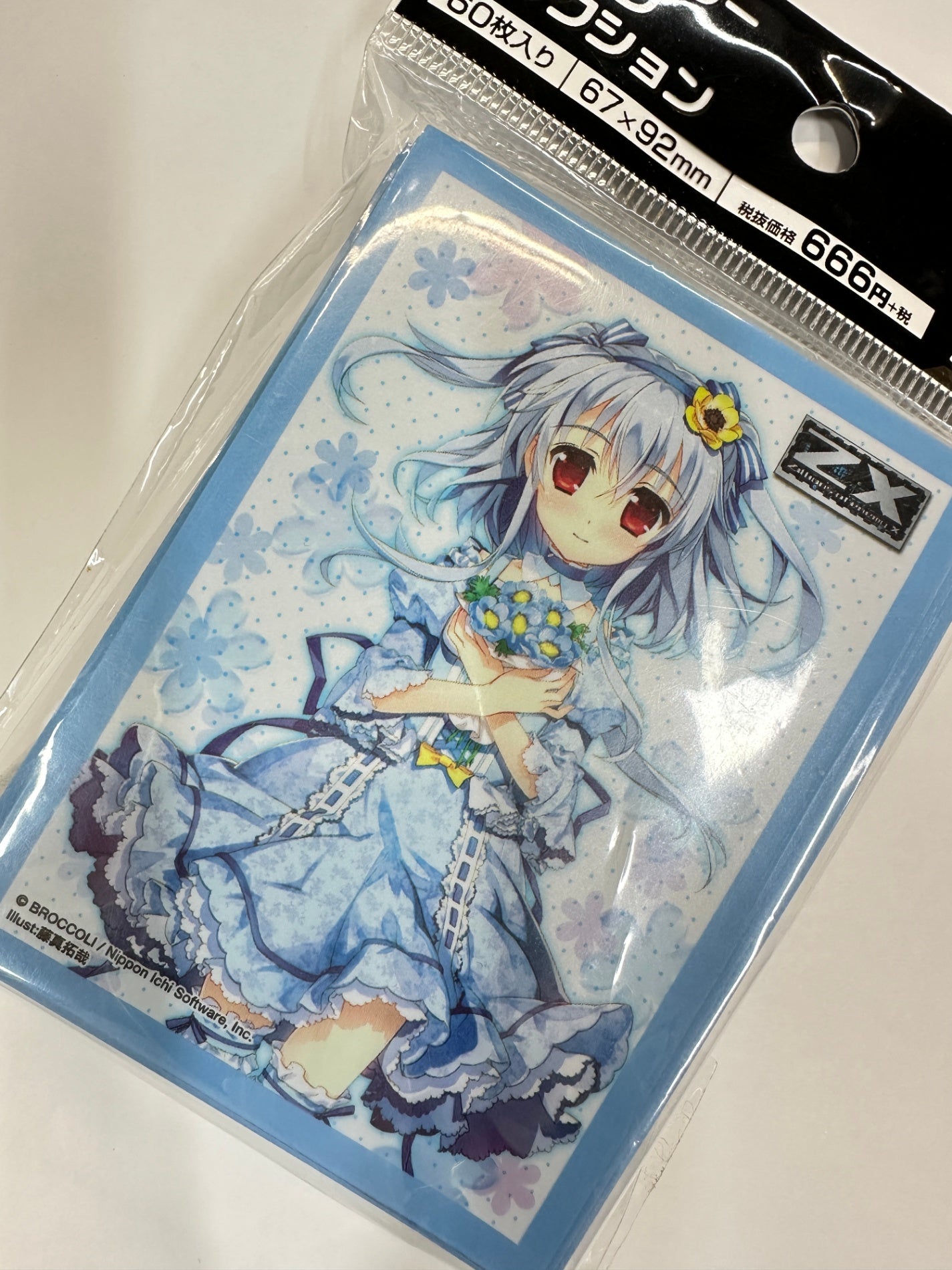 Z/X ゼクス スリーブ 各務原あづみ（花） 60枚入り ブロッコリー キャラクタースリーブ
