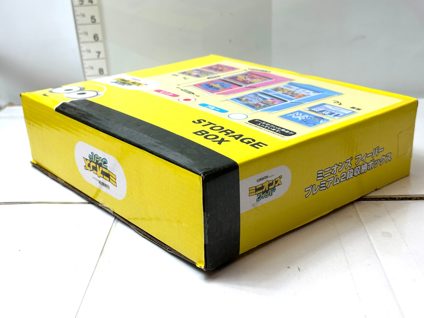 ミニオンズ フィーバー STORAGE BOX ２段収納ボックス ピンク 12/5