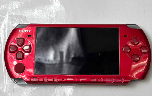 SONY PSP-3000 ラディアント・レッド 本体 プレイステーションポータブル PlayStation Portable Red バッテリーなし