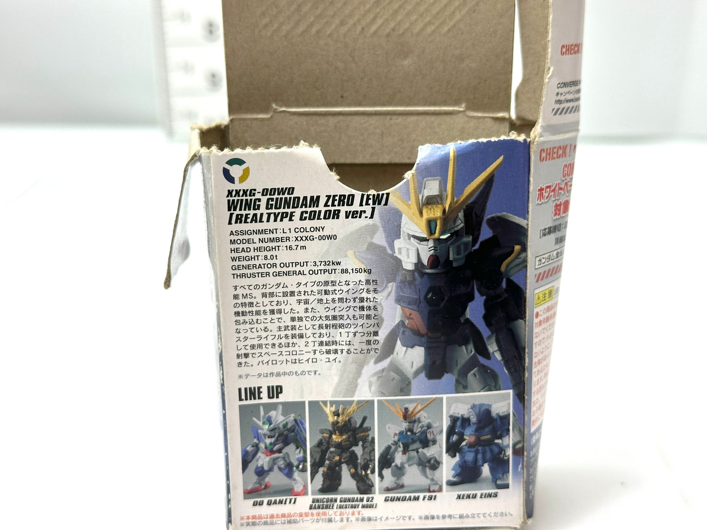 内装未開封品 FW GUNDAM CONVERGE SELECTION [REAL TYPE COLOR] ウイングガンダムゼロ(EW版) BANDAI ガンダムコンバージ 9/10