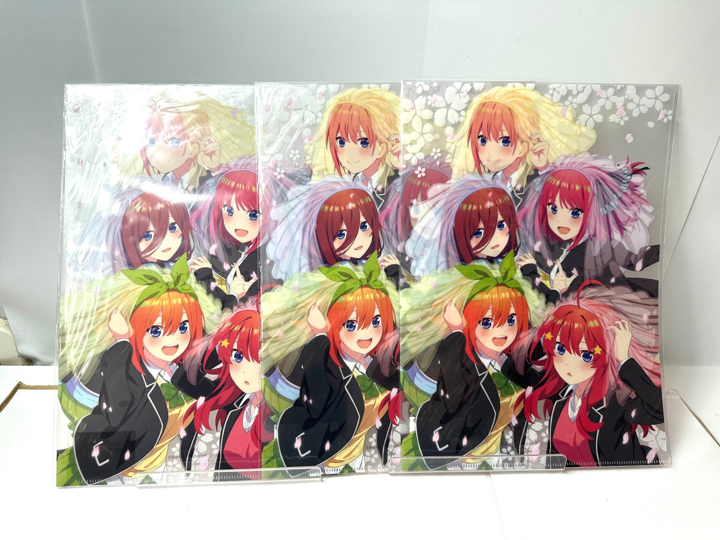 五等分の花嫁 五つ子ゲームファイナル G賞 クリアファイルセット 他 クリアファイル まとめセット 中野一花/二乃/三玖/四葉/五月 12/4