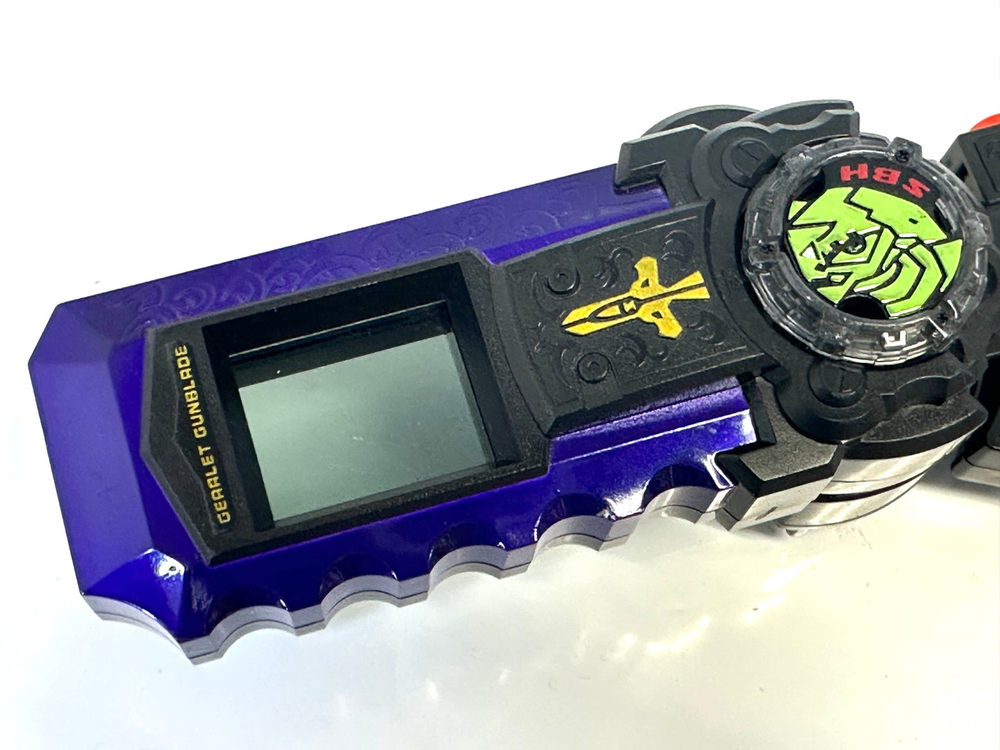 簡易動作確認済み BANDAI バンダイ 電子玩具 トレジャーガウスト ギアレットガンブレード バイオレット 6/4