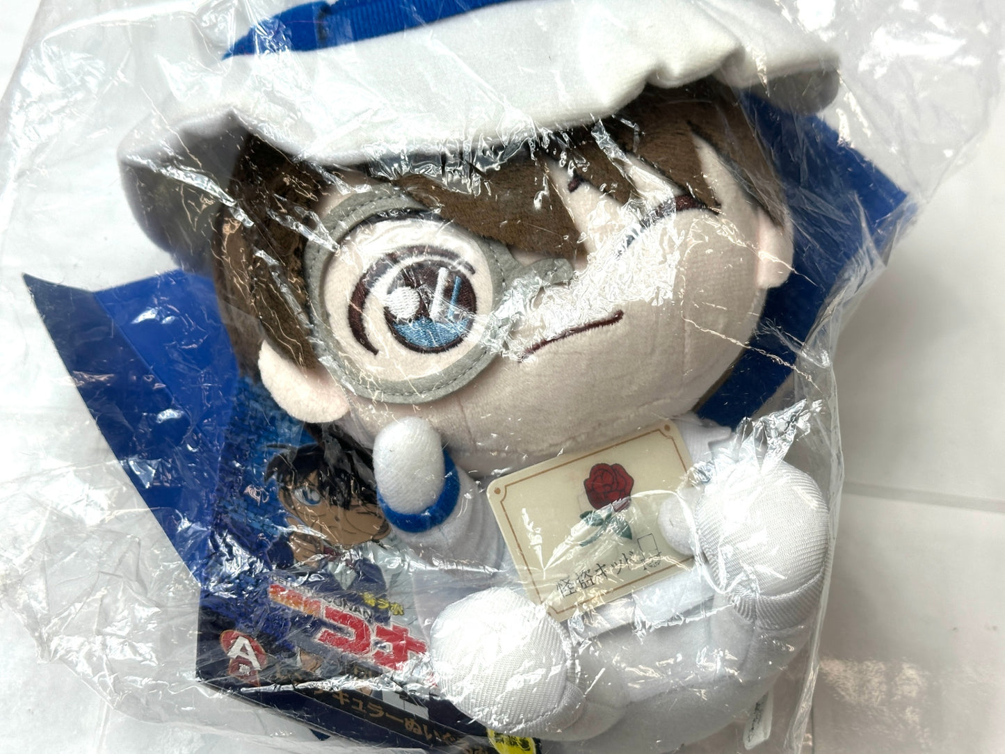 開封済み・未使用品 一番ラボ 名探偵コナン A賞 レンチキュラーぬいぐるみ 怪盗キッド 10/21