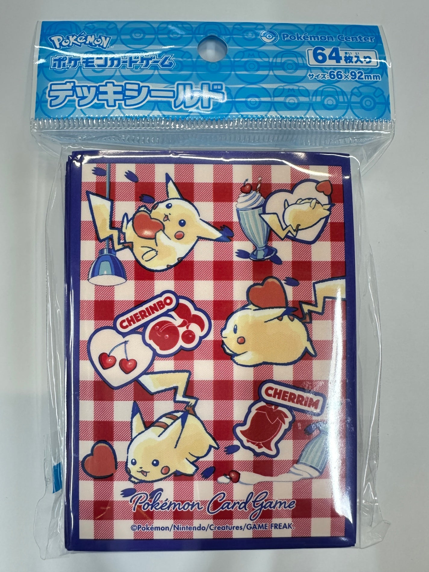 ポケモンセンターオリジナル ポケモンカードゲーム デッキシールド ピカチュウとハート