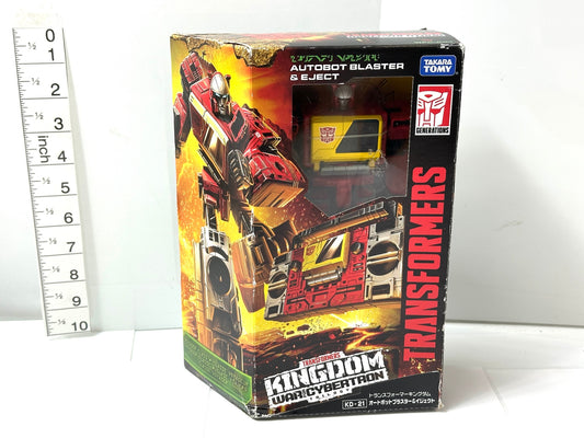 開封済み・未使用品 トランスフォーマー キングダムシリーズ KD-21 オートボットブラスター＆イジェクト TAKARA TOMY 9/3
