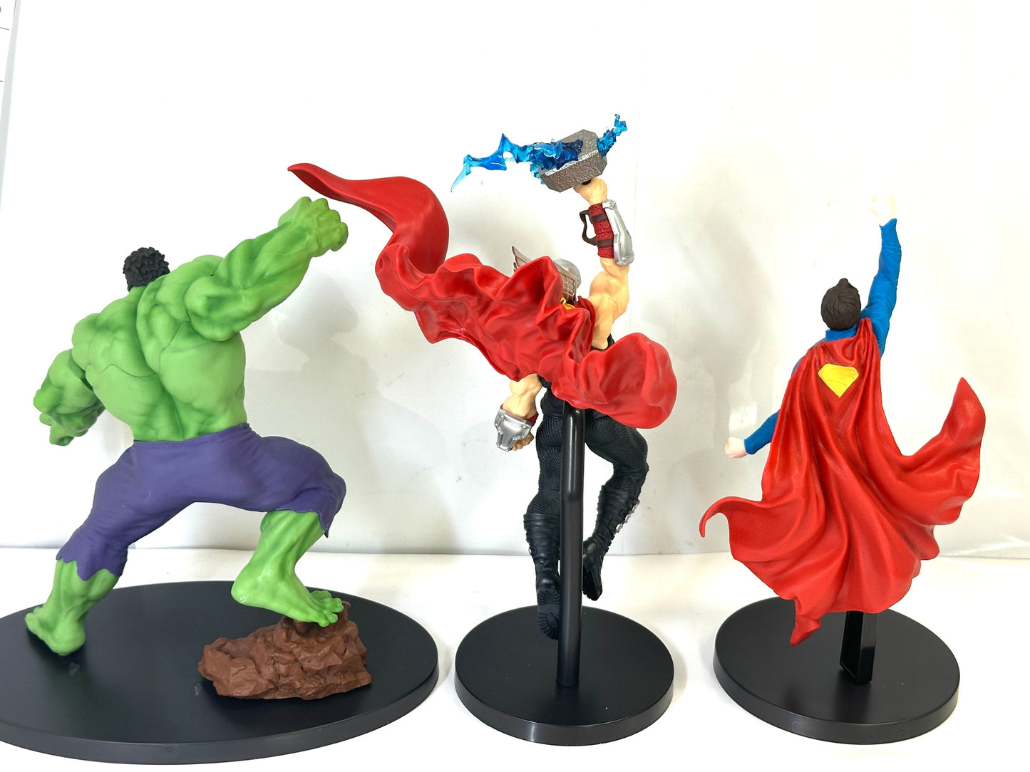 現状品 アメコミ マーベル MARVEL ACT/CUT 他 フィギュア まとめセット ハルク ソー スーパーマン ジョーカー ブラックパンサー スパイダーマン スパイダーグウェン 6/10