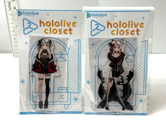 ホロライブ hololive closet アクリルスタンド 2個セット 沙花叉クロヱ 地雷私服衣装/正月衣装 9/3