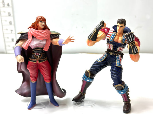 現状品 北斗の拳 コレクションフィギュア 南斗紅鶴拳 ユダ &アイン 2個セット 2/11