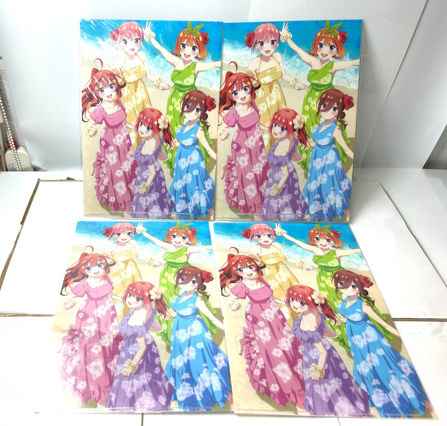 五等分の花嫁 五つ子ゲームファイナル G賞 クリアファイルセット 他 クリアファイル まとめセット 中野一花/二乃/三玖/四葉/五月 12/4