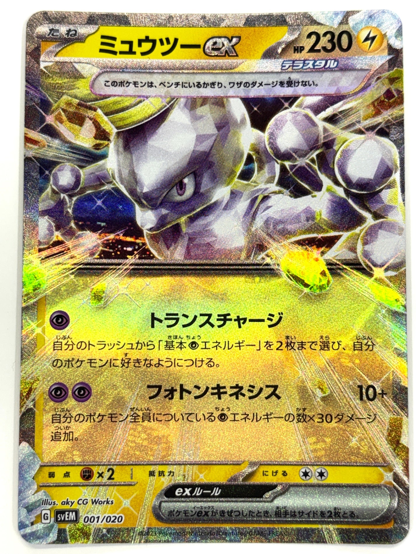 001/020/SVEM/B ミュウツーex