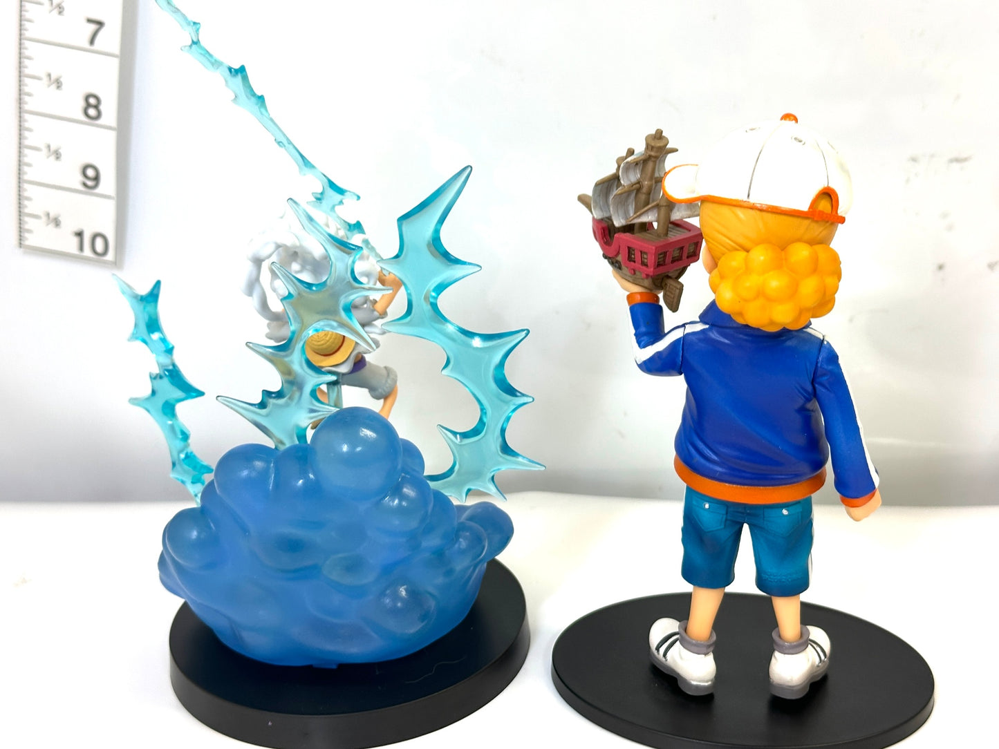 現状品 ワンピースフィギュア まとめセット Half Age Characters カードスタンドフィギュア WCF ルフィ チョッパー フランキー しらほし ハンコック 5/21