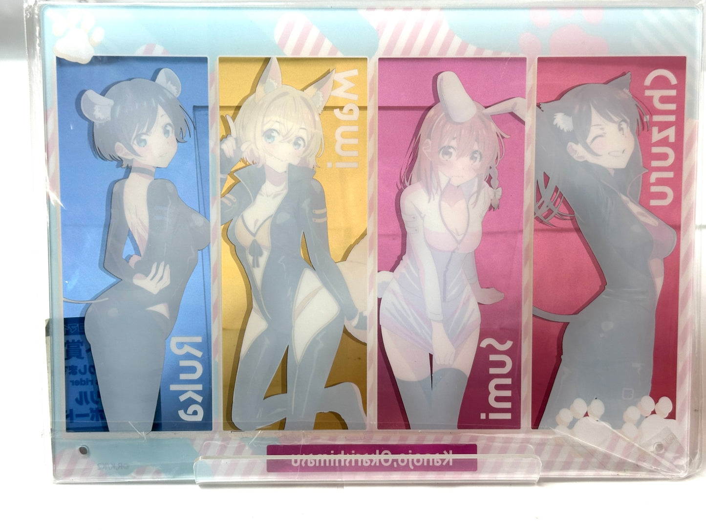 現状品 フック欠品 彼女、お借りします アタリつき！ブロマイド ラスト賞 アクリルアートボード 水原千鶴 桜沢墨 七海麻美 更科瑠夏 11/10