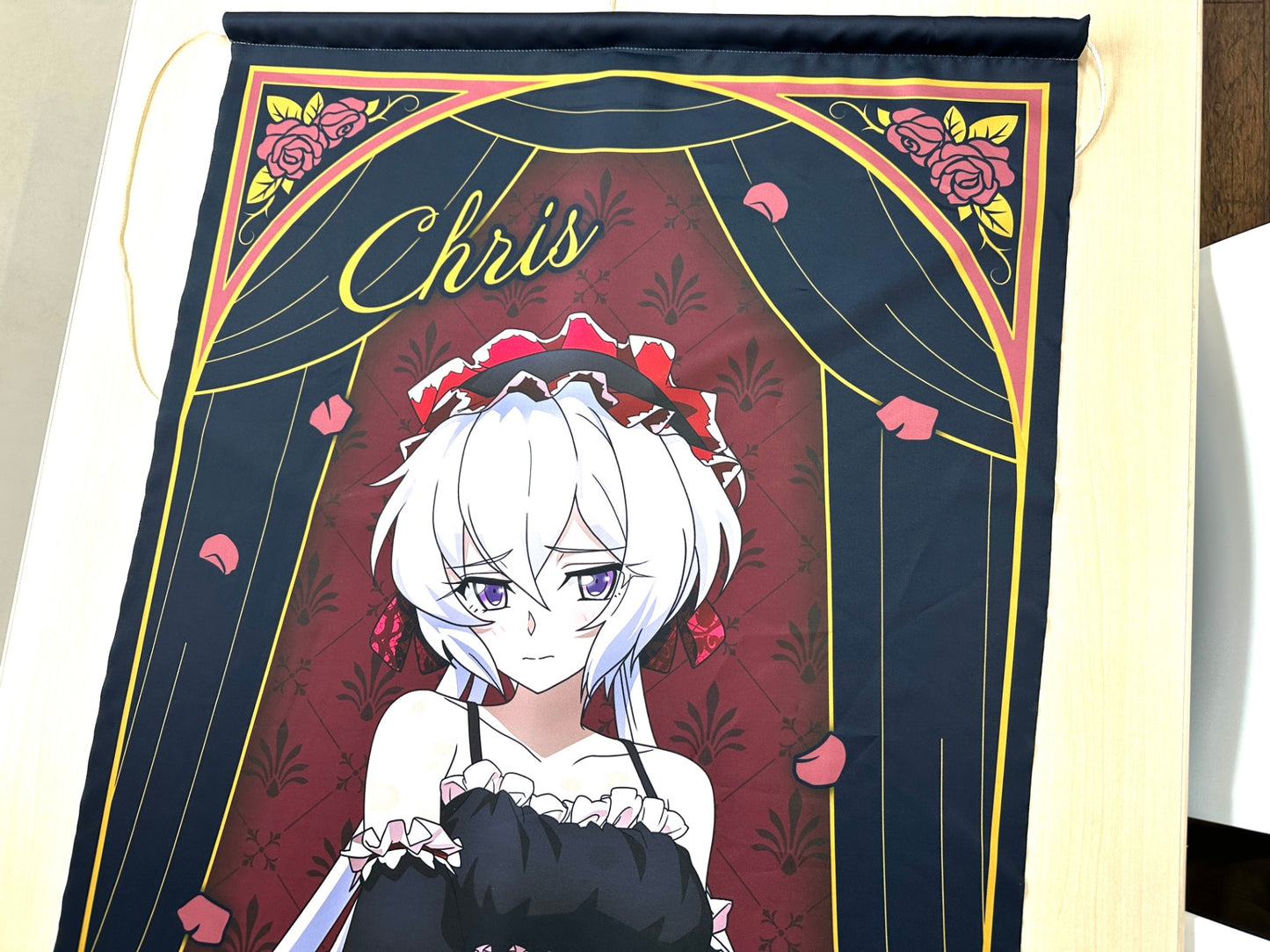 現状品 戦姫絶唱シンフォギアXV ドン・キホーテ 雪音クリス 描き下ろし等身大タペストリー ゴシックドレスver. 6/8