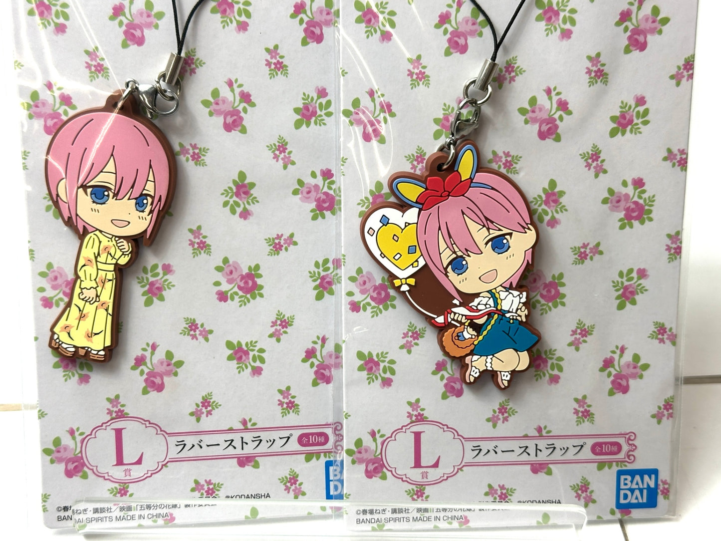 一番くじ 映画 五等分の花嫁 夢のひととき L賞 ラバーストラップ 全10種コンプリートセットきゅんキャラ 中野一花/二乃/三玖/四葉/五月 12/4