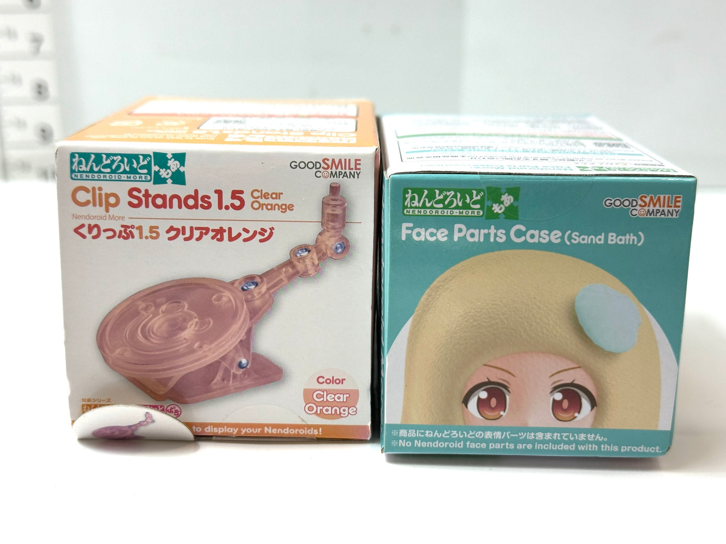 グッドスマイルカンパニー ねんどろいどもあ くりっぷ 1.5 クリアオレンジ きぐるみフェイスパーツケース 砂風呂 きせかえウエディング 3/15