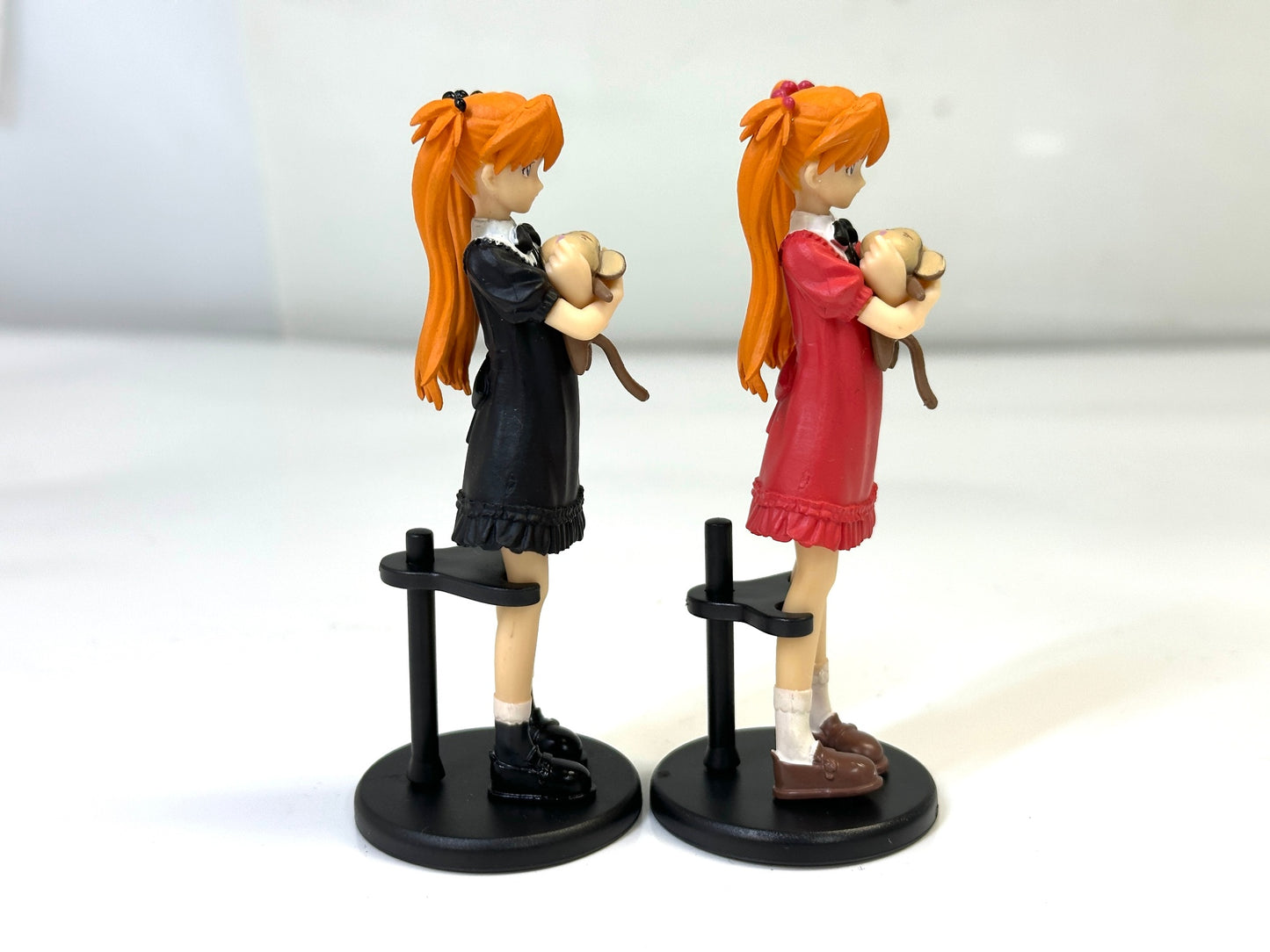 現状品 新世紀エヴァンゲリオン アスカ・ラングレー ミニフィギュア 幼少期 ２体セット 9/3