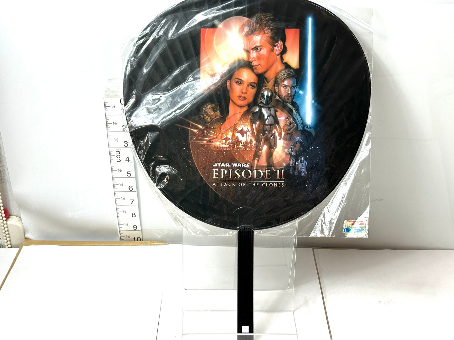 希少 未開封品 スター・ウォーズ エピソード2 クローンの攻撃 うちわ 12/19