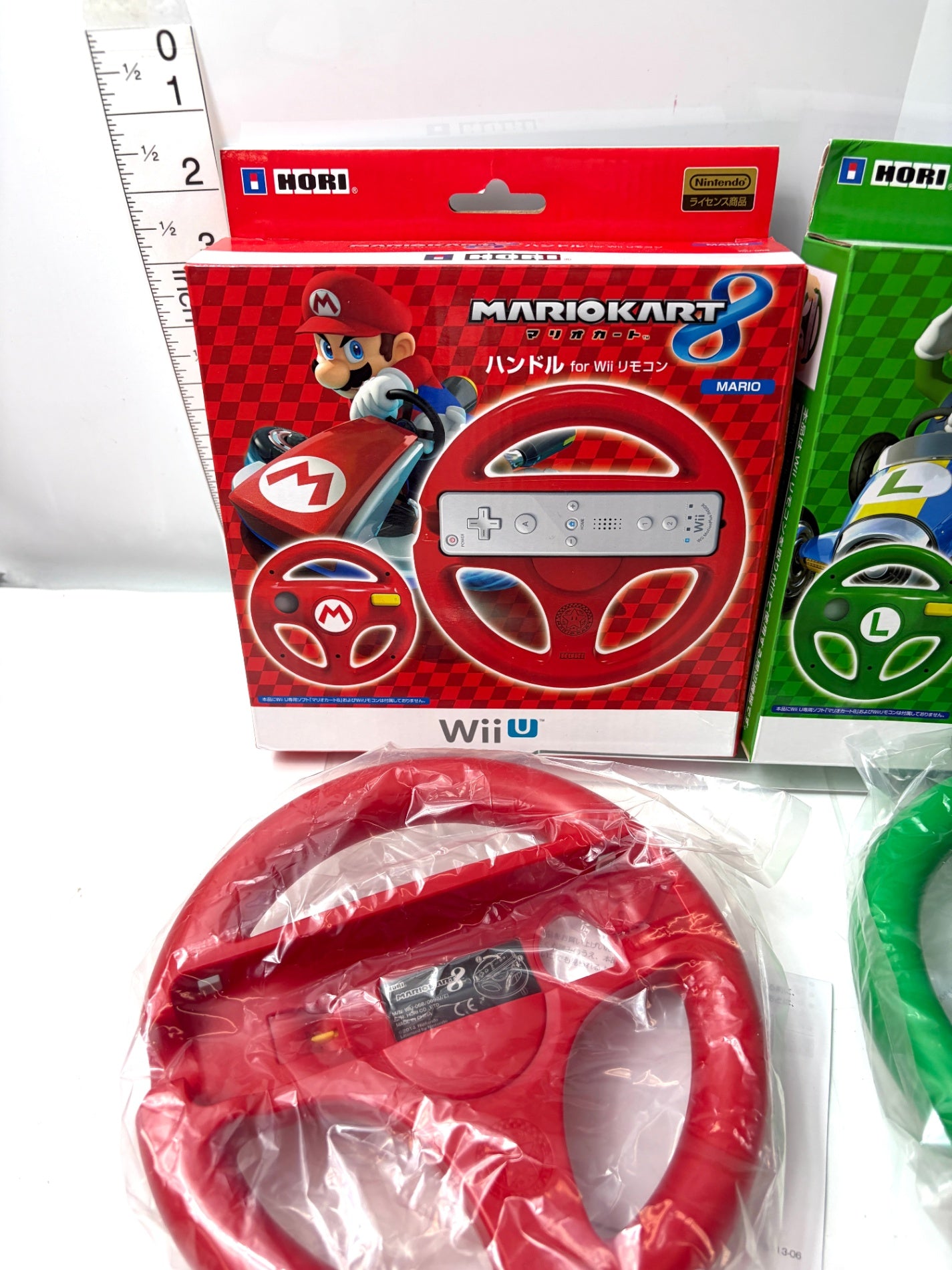 HORI マリオカート8 ハンドル for Wiiリモコン マリオ & ルイージ セット