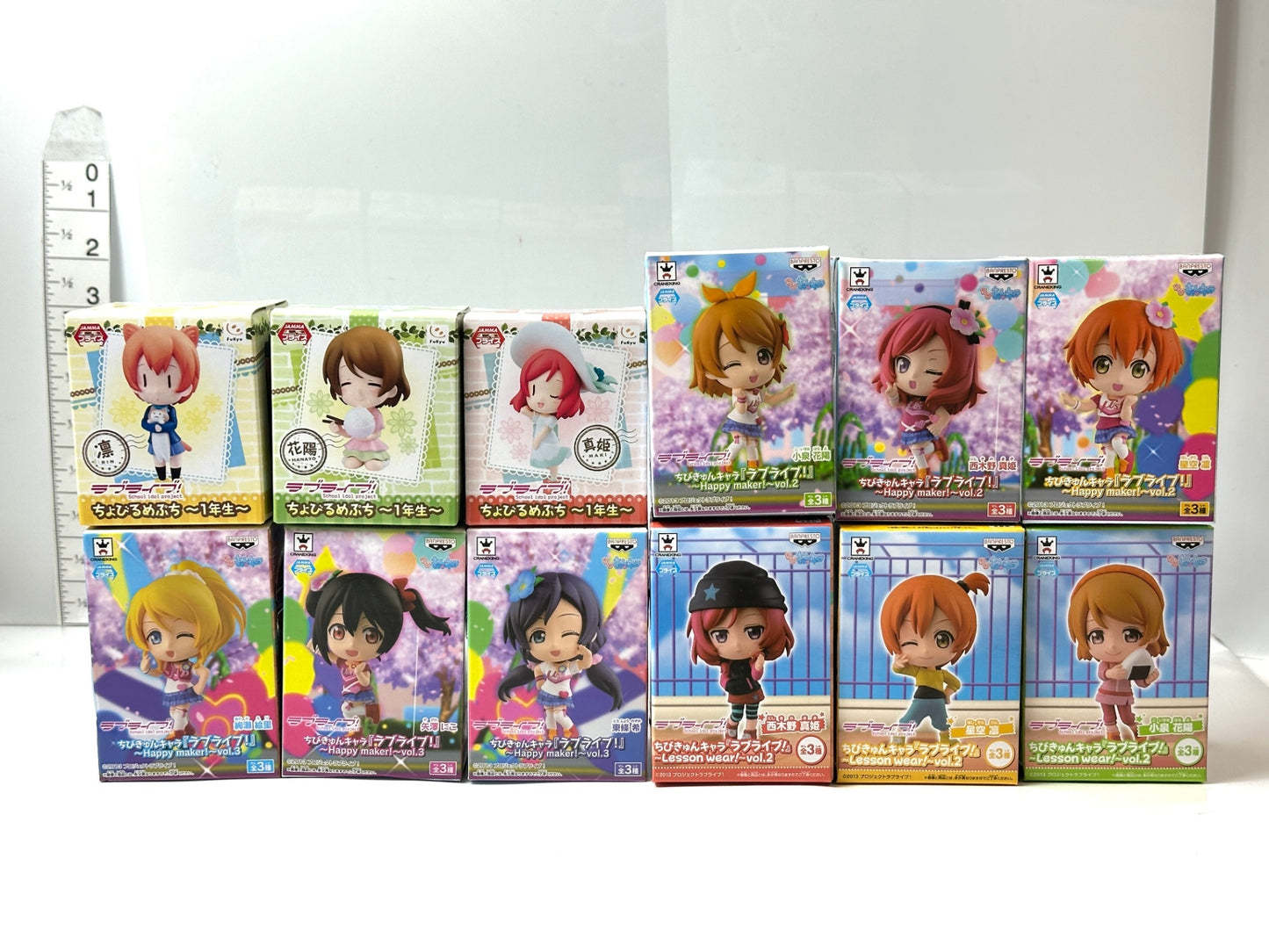 バンプレスト ラブライブ！ちょびるめぷち ちびきゅんキャラ フィギュア 12個セット 星空 凛 小泉 花陽 西木野 真姫 絢瀬 絵里 矢澤 にこ 東條 希 4/22
