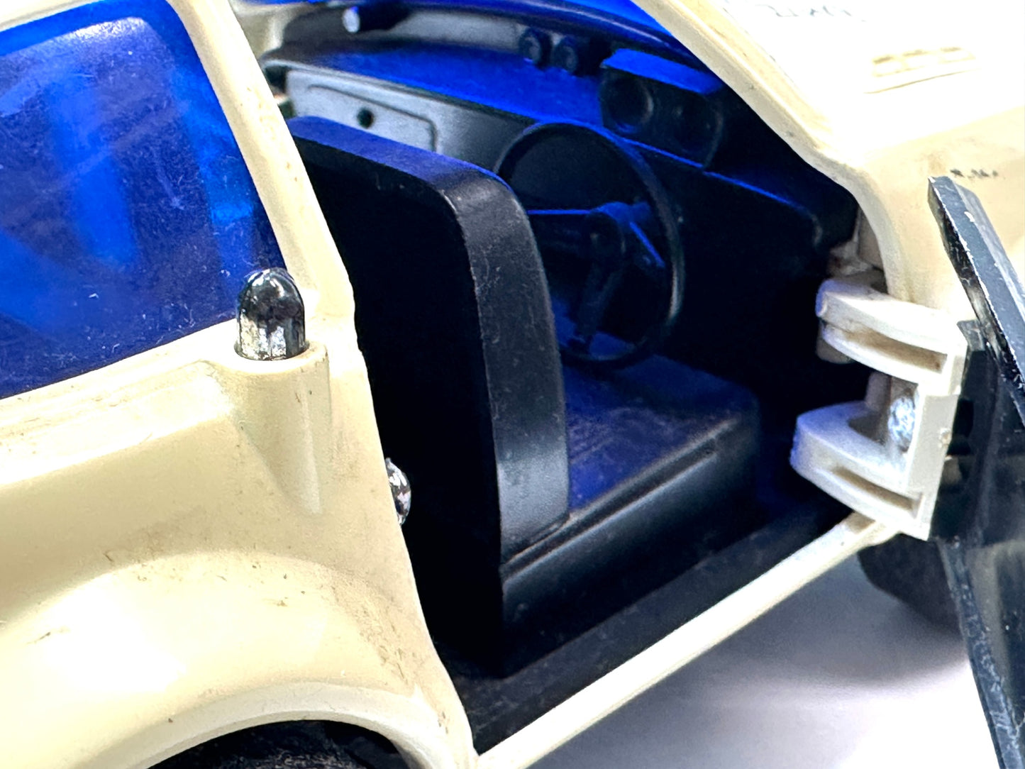 現状品 米澤玩具 ヨネザワトイズ ホンダ シビック パトカー ミニカー 左右ドアとリアハッチはワンタッチでオープンします 全長約 20cm 12/26