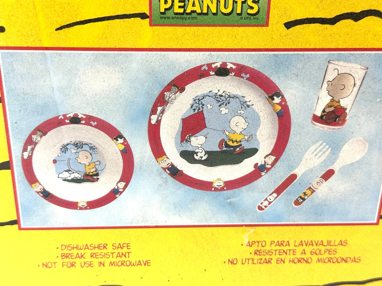 外装不良 一部汚れあり スヌーピー＆フレンズ 食器 ５点セット 10/17