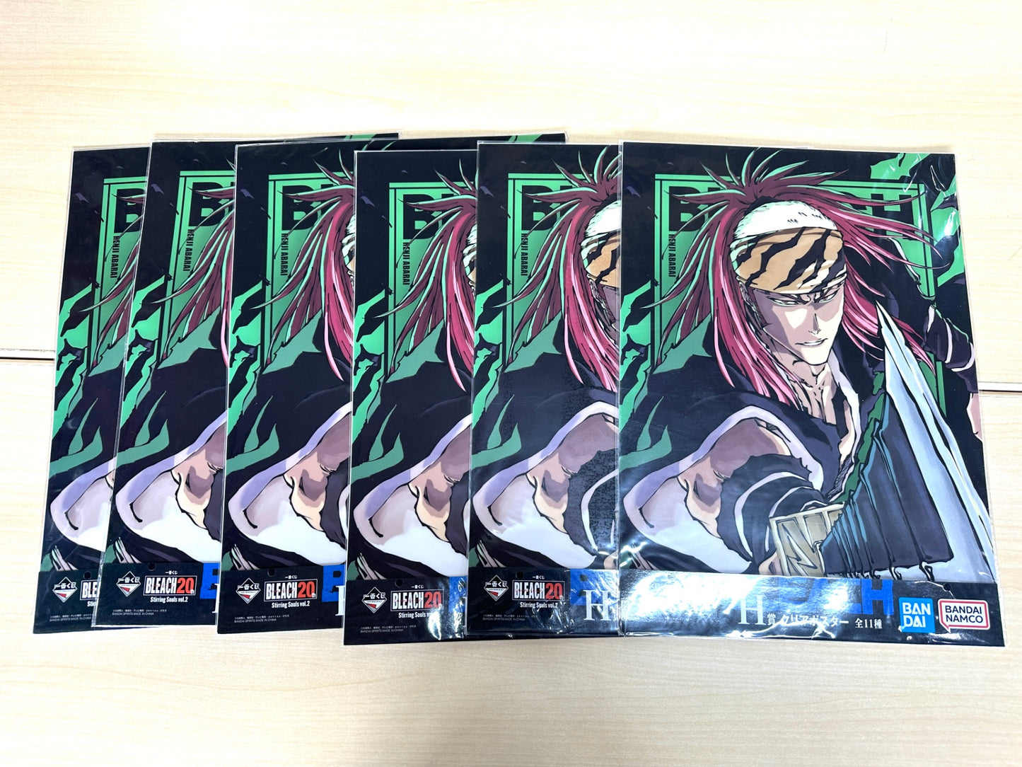 一番くじ BLEACH 20th H賞 クリアポスター 10種 28枚セット BANDAI 8/29