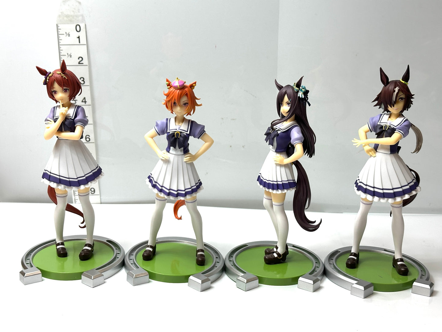 バンプレスト ウマ娘 プリティーダービー フィギュア 4体セット ウオッカ メジロドーベル  テイエムオペラオー サクラローレル 1/23