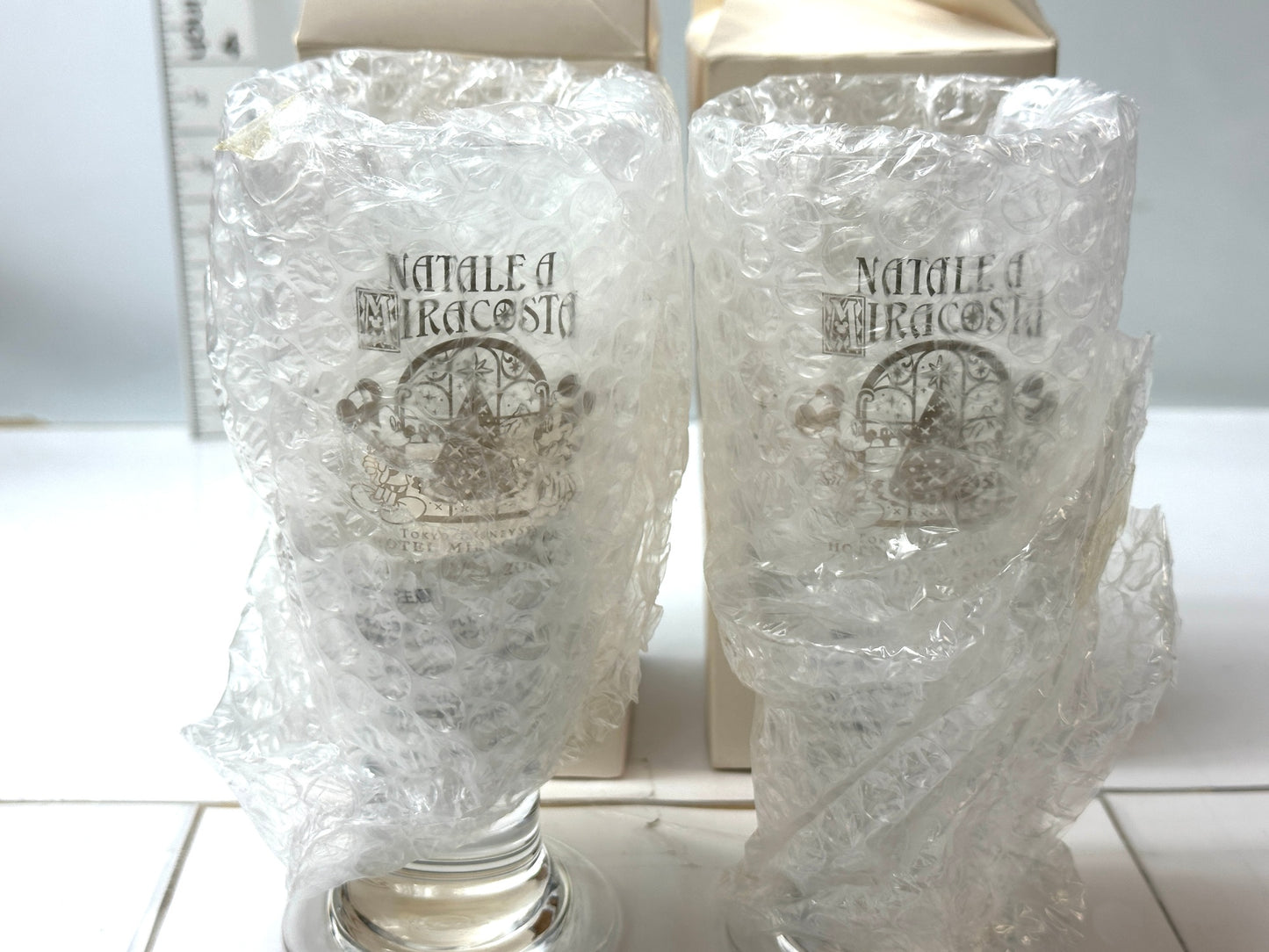 開封済み・未使用品 東京ディズニーリゾート ホテルミラコスタ グラスまとめセットミッキーマウス 25周年 ハロウィン ディズニー・ア・ラ・カルト2007 12/23