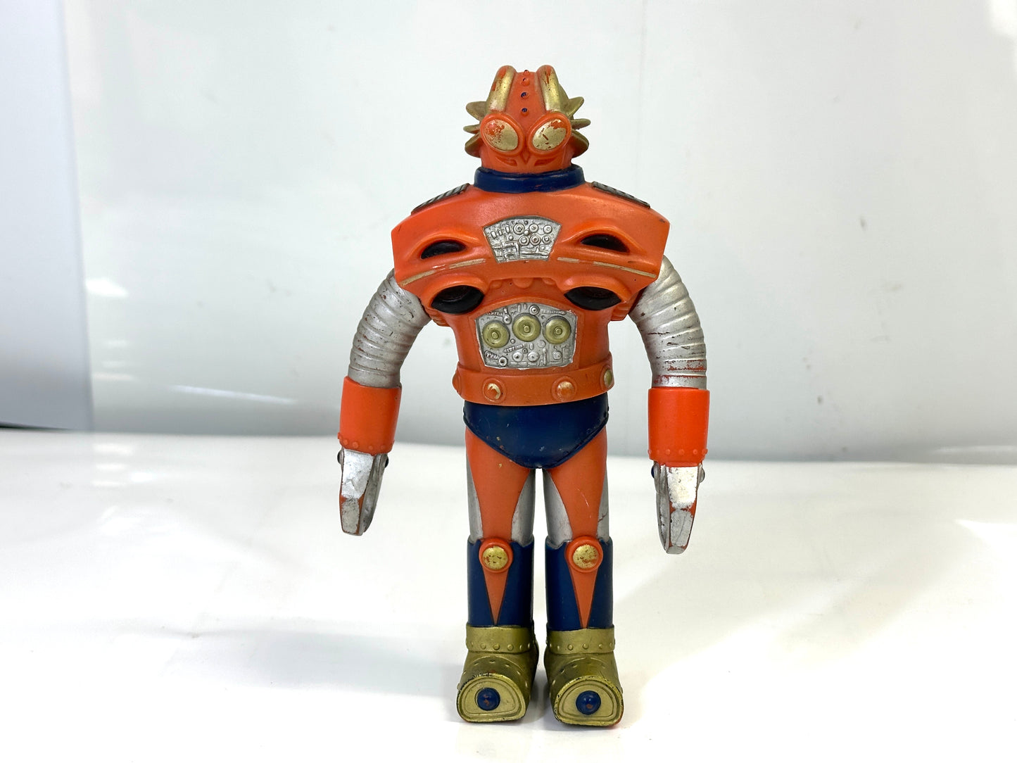 現状品 ブルマァク 冒険ロックバット ブレイザー ソフビ フィギュア 全高約19cm 70年代 昭和 レア ビンテージ 6/4