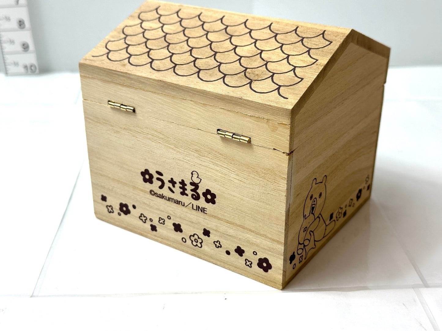LINE CREATORS うさまる 木箱入りマグの木箱のみ 小物入れ 10/16