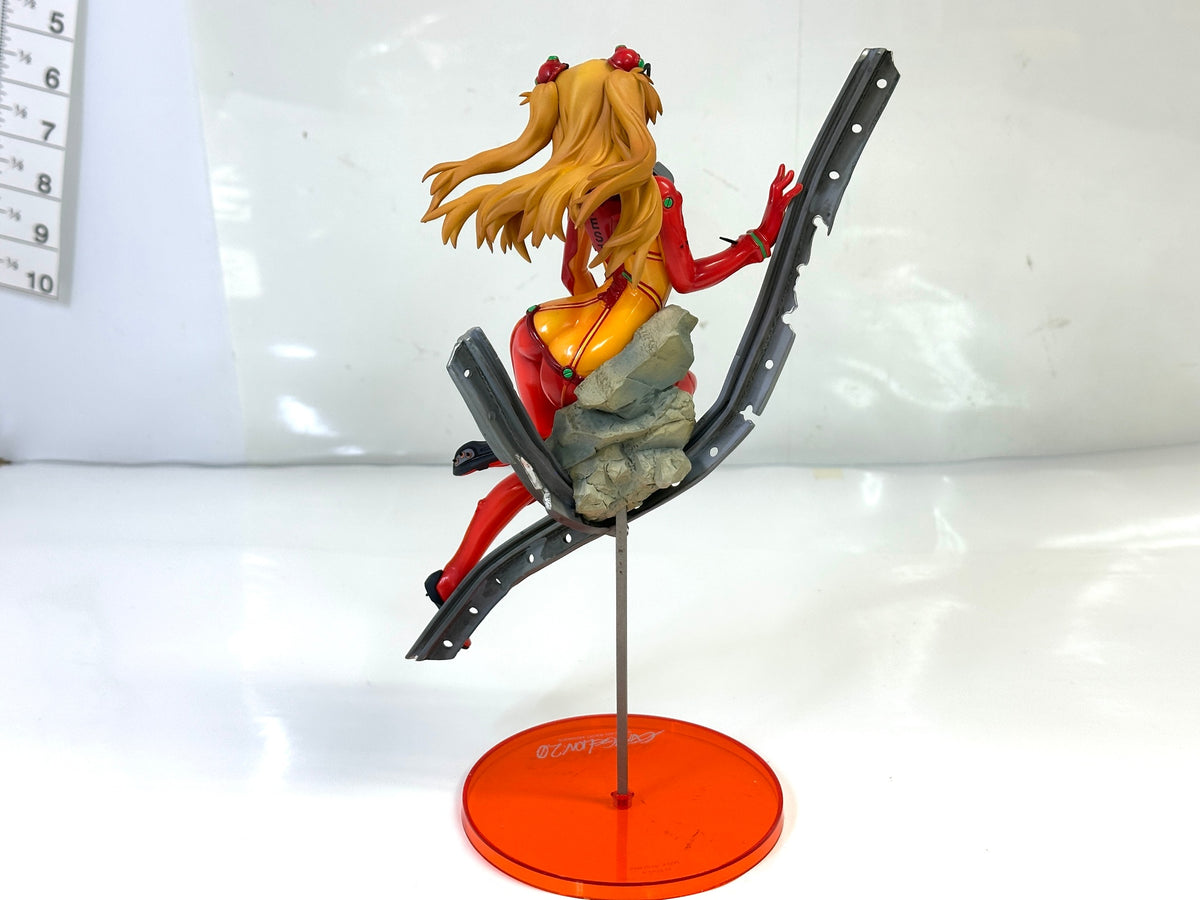 現状品 ALTER アルター PVC製塗装済み完成品 ヱヴァンゲリヲン新劇場版：破 式波・アスカ・ラングレー テスト用プラグスーツVer. 1/8スケールフィギュア 9/14