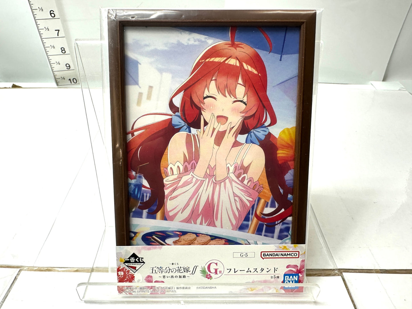 一番くじ 五等分の花嫁∬ ～夏の思い出～ G賞 フレームスタンド全5種コンプリートセット中野一花/二乃/三玖/四葉/五月 12/4