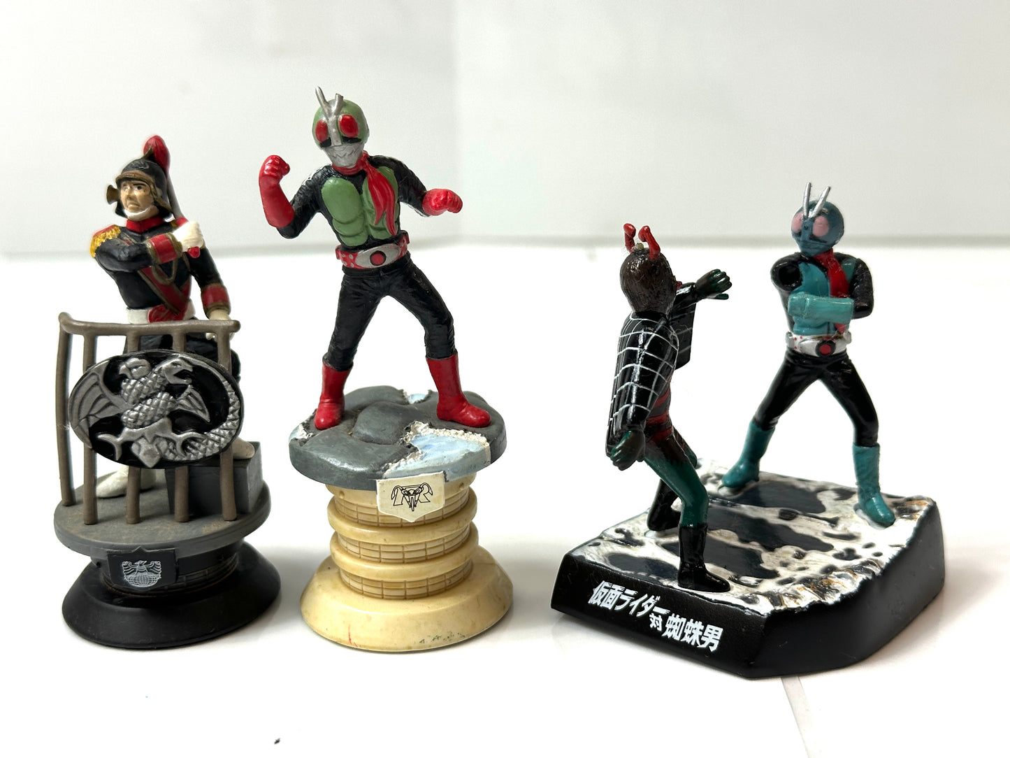 ジャンク 仮面ライダーフィギュア まとめセット 怪人名鑑 栄光の9人ライダー チェスピースコレクション 他 10/14