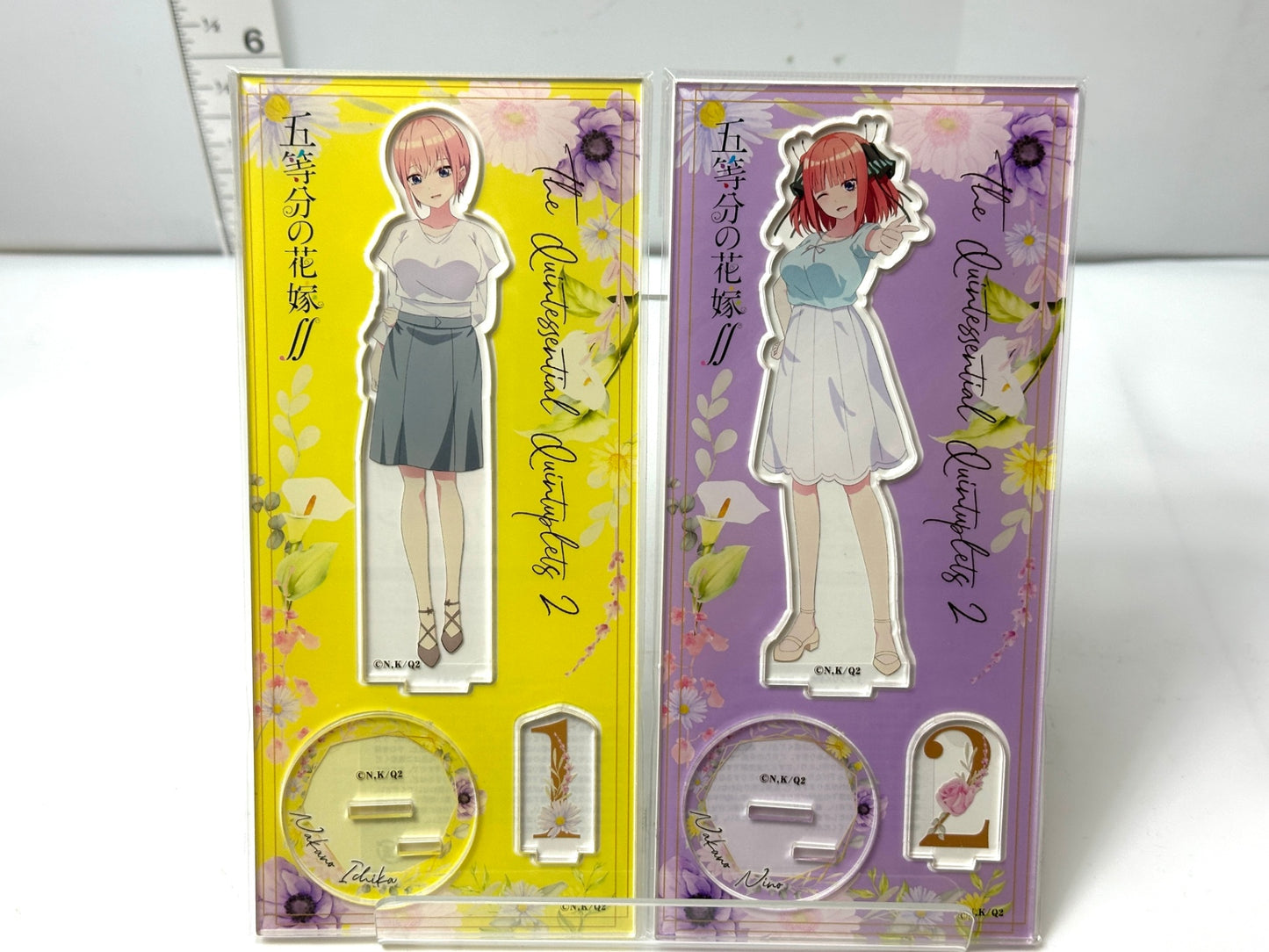 五等分の花嫁 アクリルスタンド アクスタ ムービックmovic 全5種コンプリートセット 中野一花 二乃 三玖 四葉 五月 3/3