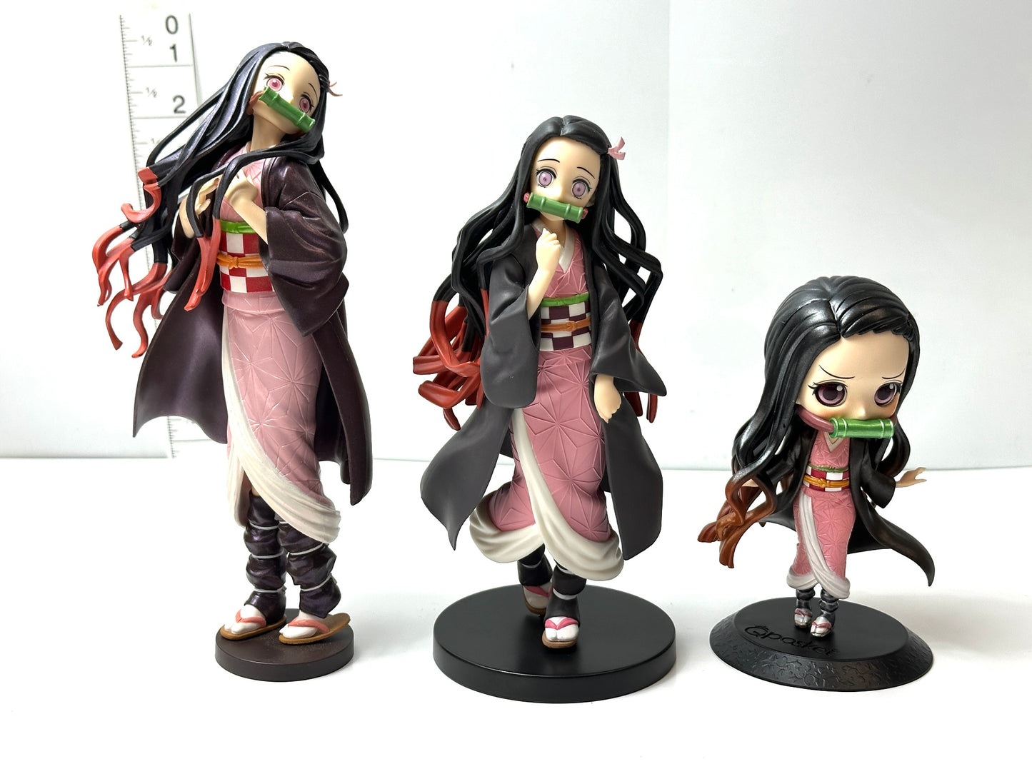 鬼滅の刃 竈門禰豆子 フィギュア 3体セット Q posket GLITTER&GLAMOURS スーパープレミアムフィギュア SPM 1/16