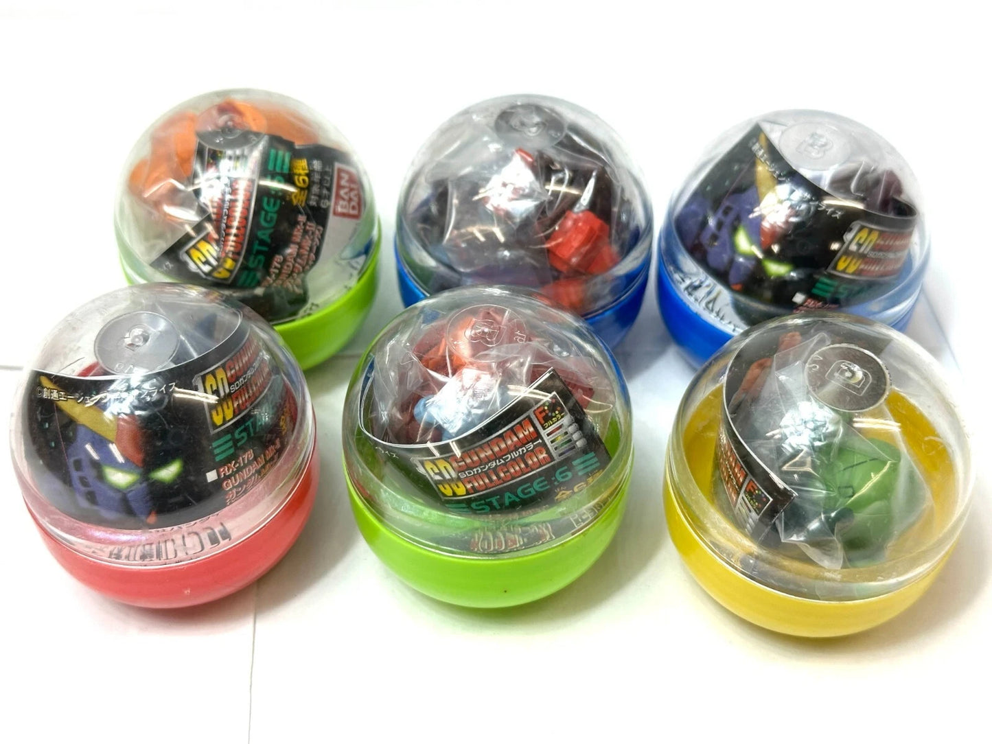 SDガンダムフルカラー ステージ6 全6種 コンプリートセット リック・ディアス ガンダムMk-II(Ver.ティターンズ) ハイザック マラサイ アッシマー ガルバルディβ フィギュア 4/16