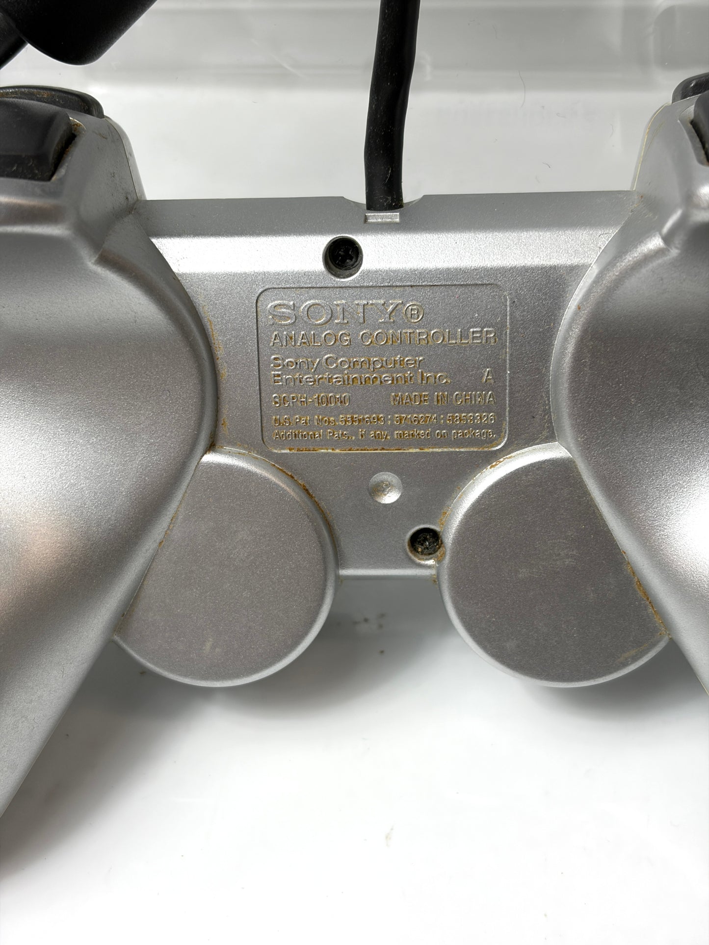 SONY 純正 PS2 コントローラー デュアルショック2 サテン・シルバー DUALSHOCK2 SCPH-10010