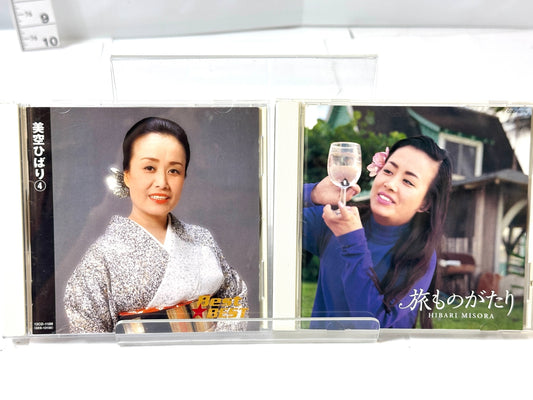 美空ひばり CD 2枚セット 旅ものがたり Best★Best みだれ髪 あの丘を超えて 花笠道中 越後獅子 10/6
