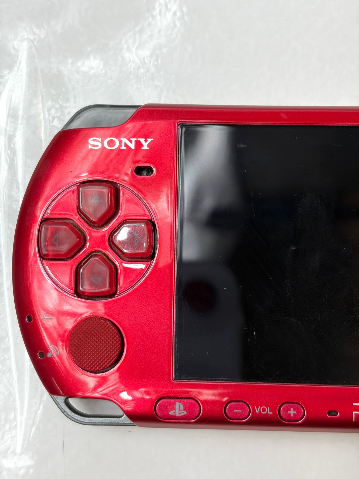 SONY PSP-3000 ラディアント・レッド 本体 プレイステーションポータブル PlayStation Portable Red バッテリーなし