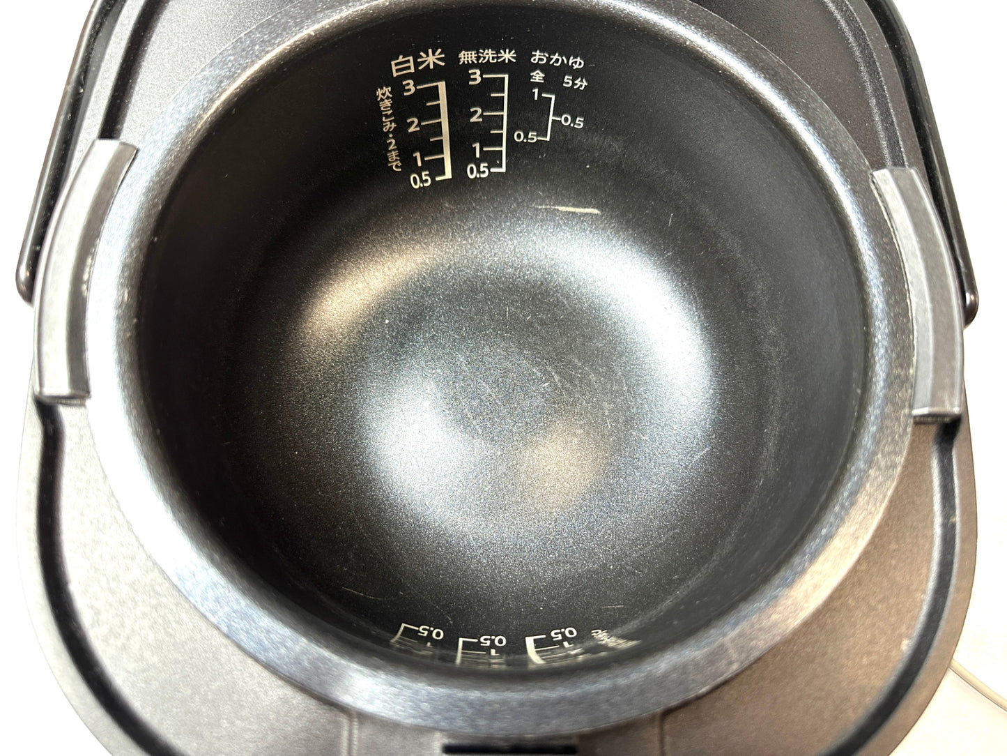 現状品 シャープ KS-CF05C-B  2021年製 3合炊き 炊飯器 ジャー ブラック 10/31