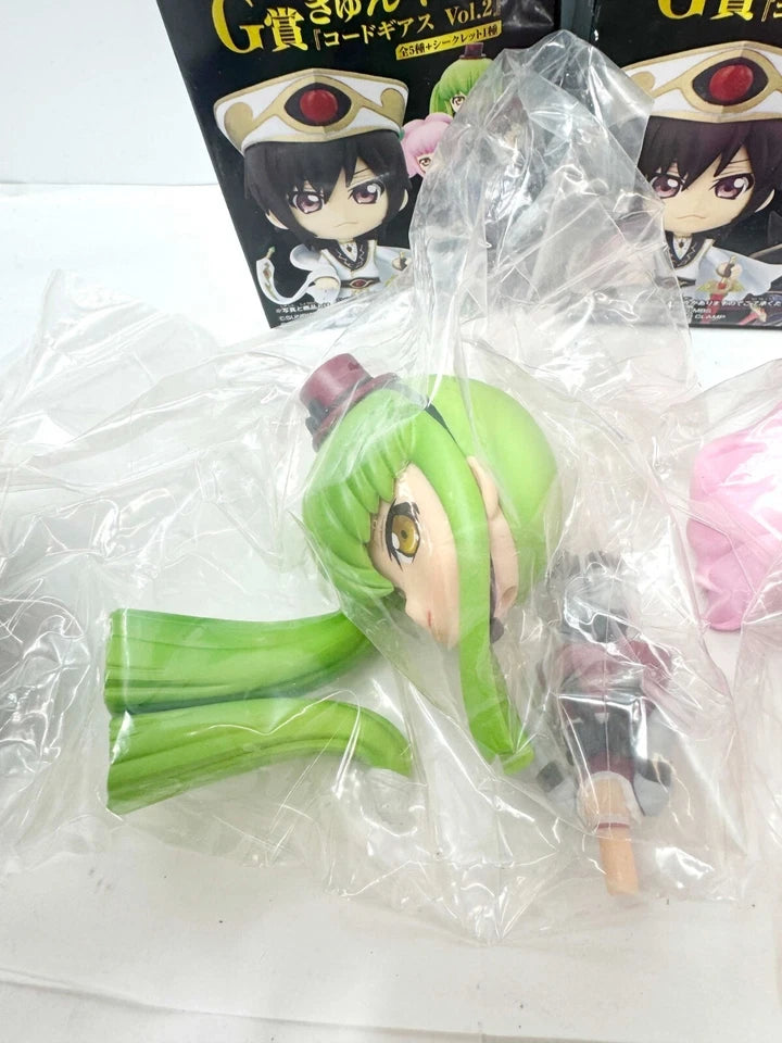 内装未開封品 一番くじプレミアム コードギアス 反逆のルルーシュVol.2 G賞 きゅんキャラ C.C. アーニャ 2体セット フィギュア 4/24