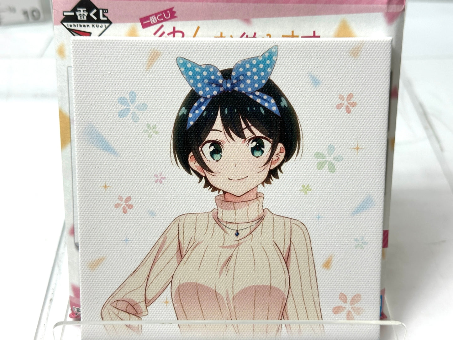 開封済み・未使用品 一番くじ 彼女、お借りします F賞 キャンバスボード 全5種 コンプリートセット 水原千鶴 七海麻美 桜沢墨 更科瑠夏 11/30