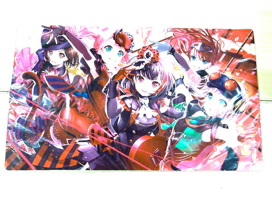 プレイマット ラバーマット バンドリ! × ペルソナ 美竹 蘭 青葉モカ 上原ひまり 宇田川 巴 羽沢つぐみ 10/28